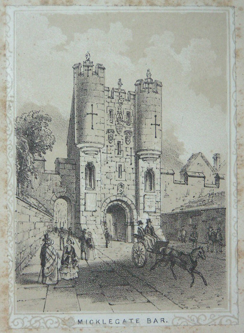 Lithograph - Micklegate Bar